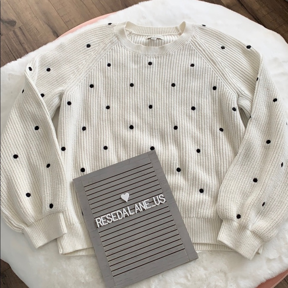 Lucky Brand Polka Dot Sweater